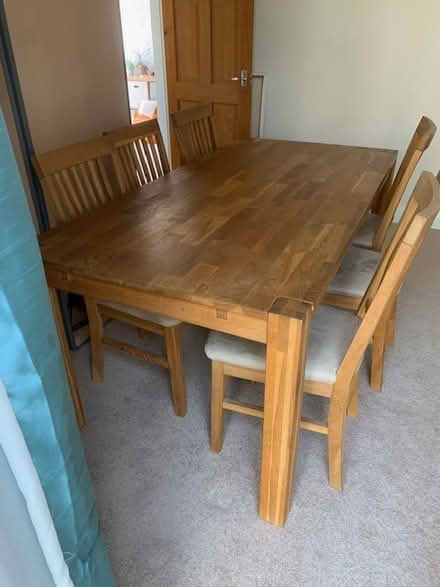 Photo of free Dining Table and 6 chairs (Worcester Park KT4) #1