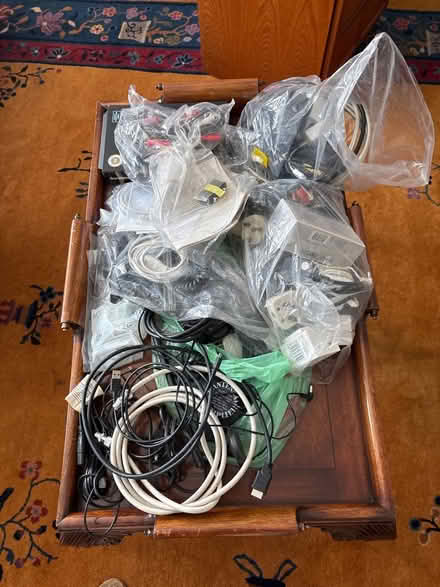 Photo of free Assorted leads connections adaptors (Acton W3) #1