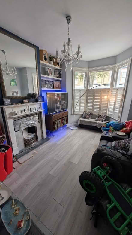 Photo of free Loads of grey laminate flooring (East dulwich) #2