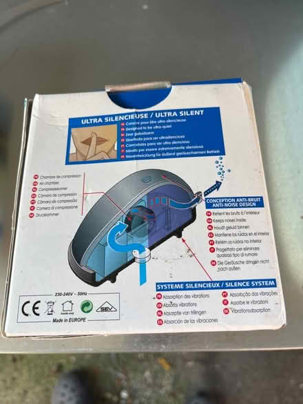Photo of free Fishbowl filter and air pump (DE56 - Duffield) #2