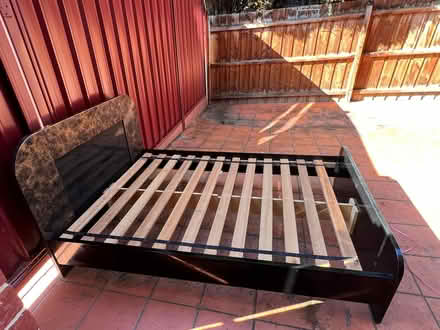 Photo of free Double bed frame Timber (Balwyn North) #3