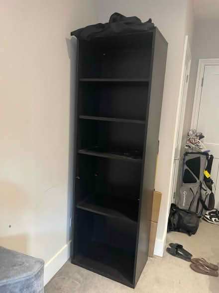 Photo of free Black Ikea wooden shelf (Epsom kt17) #1