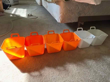 Photo of free 6 Plastic Baskets (Ithaca) #1