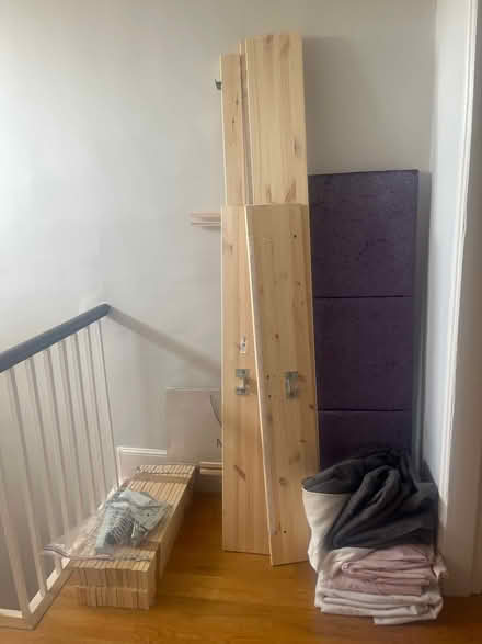 Photo of free Double bed frame, IKEA Lyngör (Market Ward CB1) #2