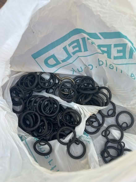 Photo of free Bag of black curtain hooks (Widcombe Bath) #1