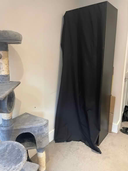 Photo of free Black Ikea wooden shelf (Epsom kt17) #2