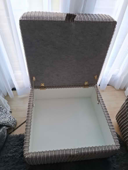 Photo of free Sofa and footstall (West moors ferndown dorset) #3