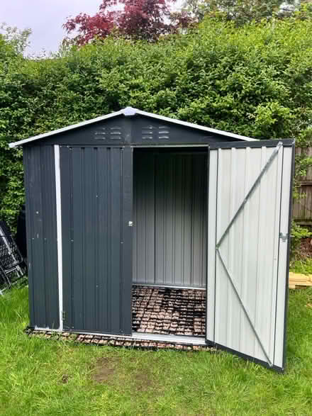 Photo of free 6ft x 4ft Metal Garden Shed (Fallowfield M14) #3