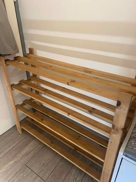 Photo of free Bamboo Open shoe rack (West Green Road N15) #1