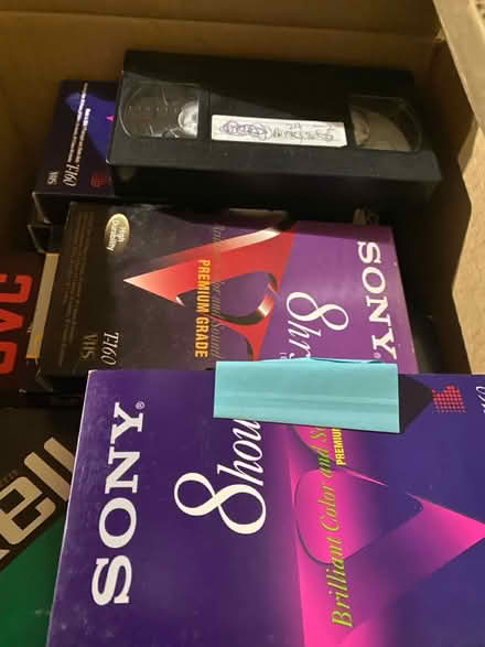 Photo of free Boxes of VHS tapes (Lawrenceville) #1