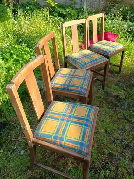 Photo of free Four Vintage Dining Chairs (Greystoke CA11) #2