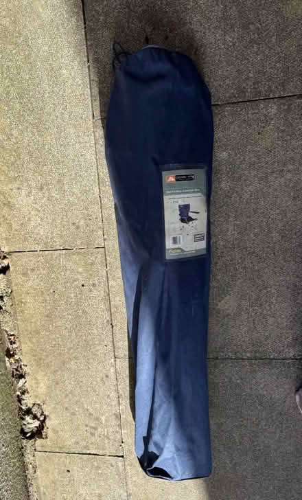 Photo of free Two blue folding outdoor chairs (Salford M30) #2