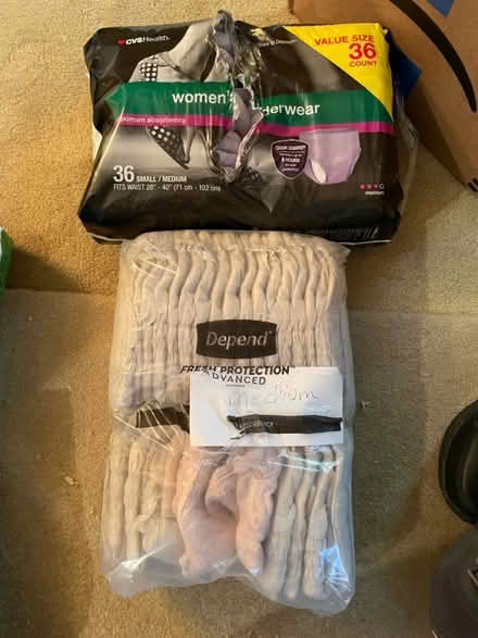 Photo of free Women’s Underwear (diapers) (Raytown) #1