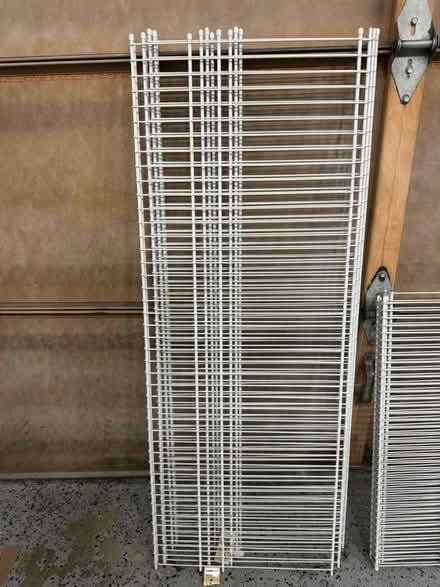 Photo of free Closetmaid White Metal Shelf (Caltrain San Antonio Station) #2