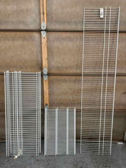 Photo of free Closetmaid White Metal Shelf (Caltrain San Antonio Station) #1