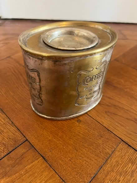 Photo of free Brass coffee caddy (Latchford WA4) #2
