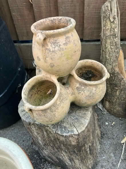 Photo of free Two garden pots (Parkstone, Poole. BH14.) #1