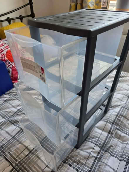 Photo of free Plastic 3 drawer storage (Telford and Wrekin TF4) #2