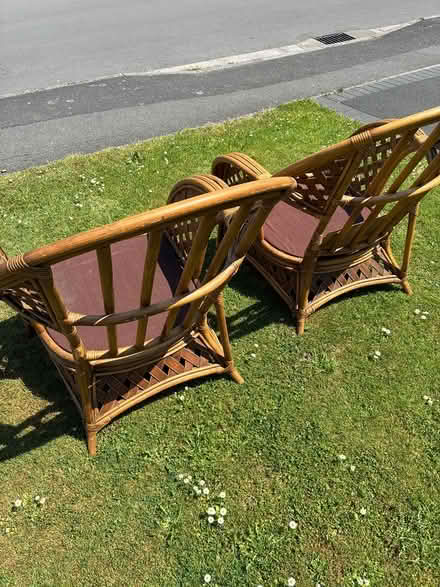 Photo of free Whicker chairs (Worle, Weston-super-Mare) #1