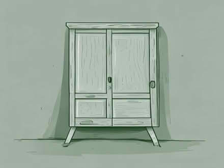 Photo of Wooden wardrobe for adults (Johnstone PA5) #1