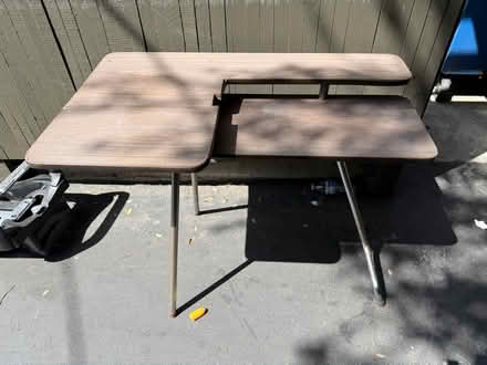 Photo of free Small folding 2-level desk (1089 West Olive Avenue) #1