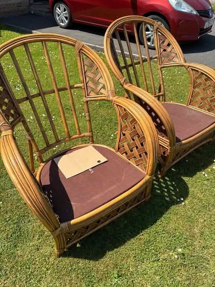 Photo of free Whicker chairs (Worle, Weston-super-Mare) #4