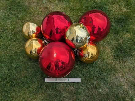 Photo of free Very large Christmas baubles (Painswick GL6) #1