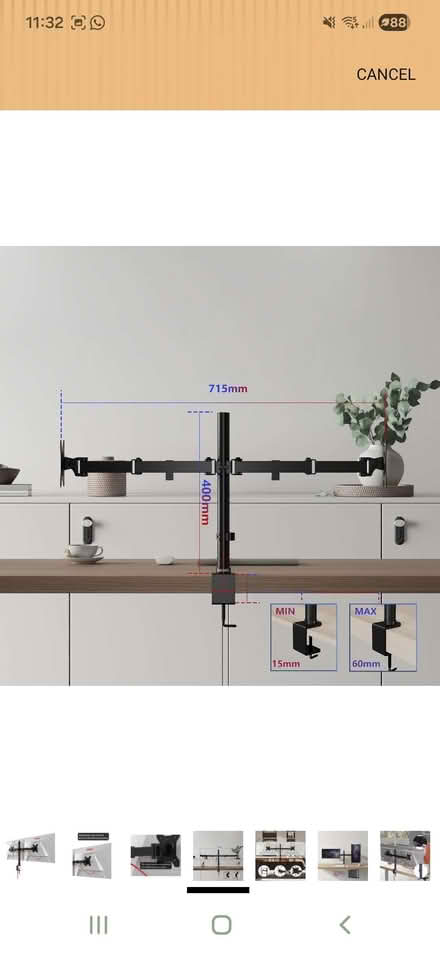 Photo of free Dual monitor stand (Ardleigh Green RM11) #4