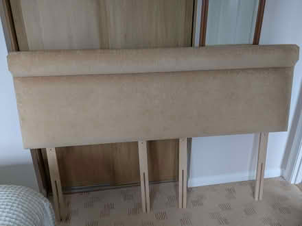 Photo of free 6ft wide Bead Headboard. (Backwell BS48) #1