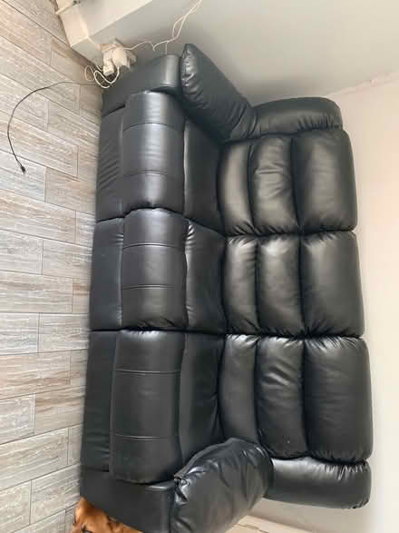 Photo of free 3 seater faux leather recliner (B44 Birmingham) #1