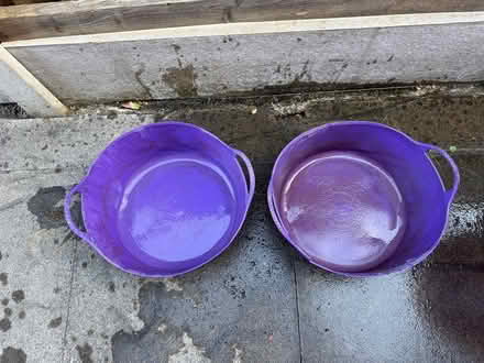 Photo of free Two small flexible rubber tubs (Salford M30) #1