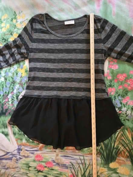 Photo of free Black Gray Striped Shirt - 1X (West 7th) #3