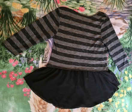Photo of free Black Gray Striped Shirt - 1X (West 7th) #4