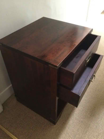 Photo of free Small (bedside?) cabinet with drawers (Stroud GL5) #2