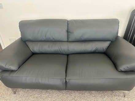 Photo of free 2 seater grey sofa (Strand East E15) #1