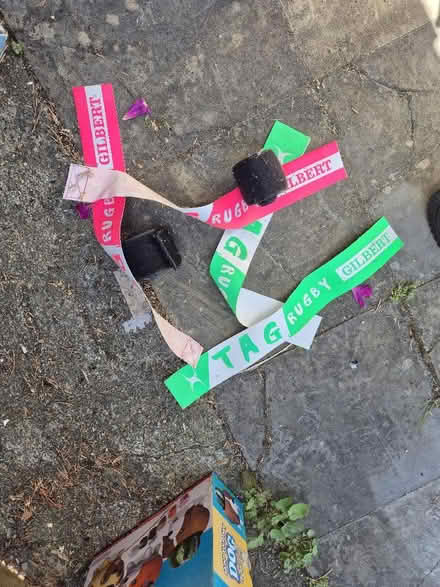 Photo of free 2 Rugby tots belts and tags (Motspur Park KT3) #1