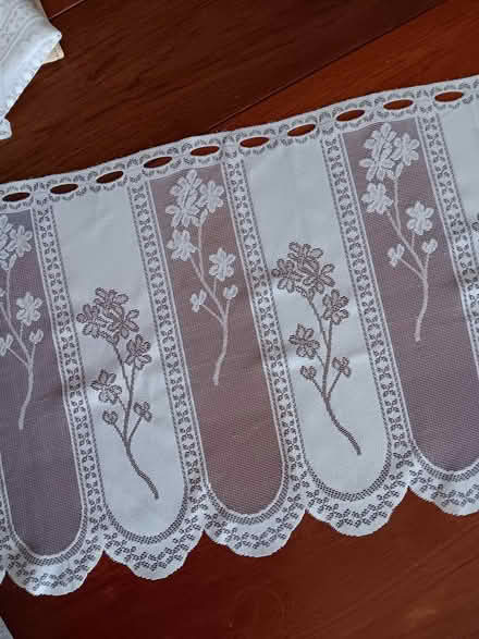 Photo of free Two lace café curtains (Chipping Ongar CM5) #1