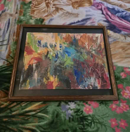 Photo of free Framed Abstract Art (West 7th) #1