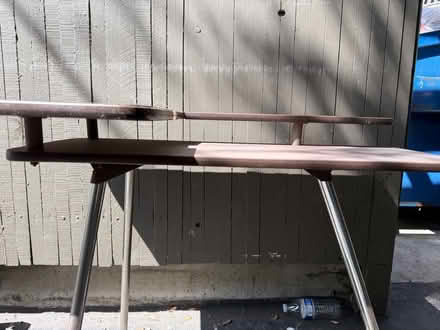 Photo of free Small folding 2-level desk (1089 West Olive Avenue) #2