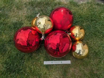 Photo of free Very large Christmas baubles (Painswick GL6) #2
