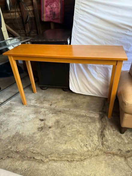 Photo of free Long blonde, occasional table (Mill Valley) #1