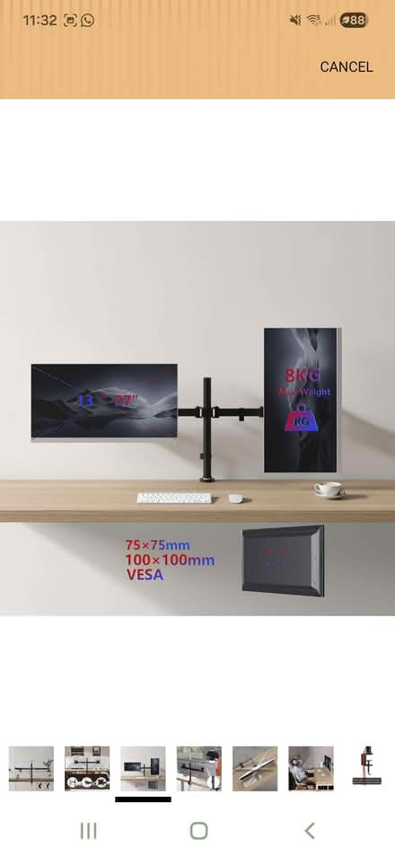 Photo of free Dual monitor stand (Ardleigh Green RM11) #2