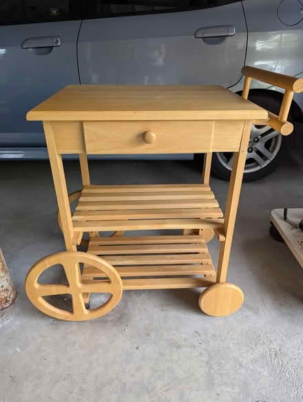 Photo of free Wooden Serving/Utility Cart (New Paltz) #2