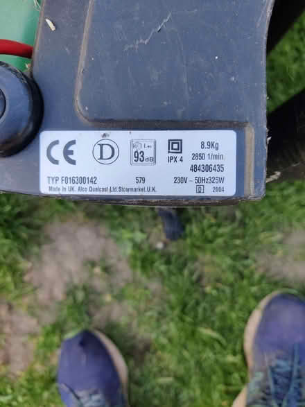 Photo of free Qualcast corded electric lawnmower (Borrowash DE72) #2