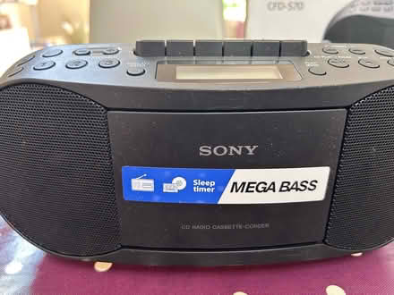 Photo of free Sony CD, radio, cassette player (Great Missenden HP16) #1