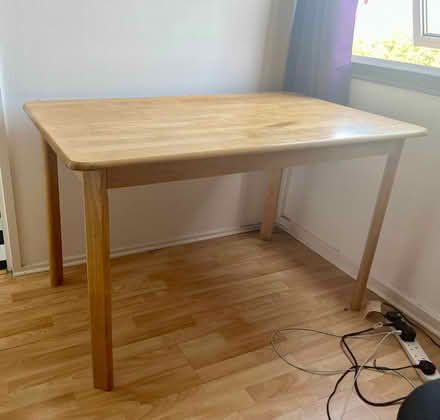 Photo of free Oak solid wood table / desk (Finsbury Park N4) #1