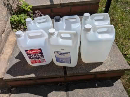 Photo of free Six 5 litre containers (West Hill, Dunstable) #1