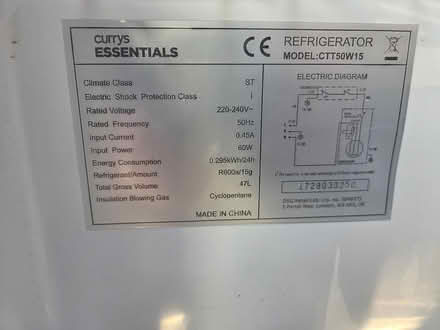 Photo of free Mini fridge (Carryduff BT27) #4