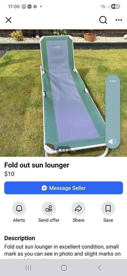 Photo of Sun lounger (BA11) #1