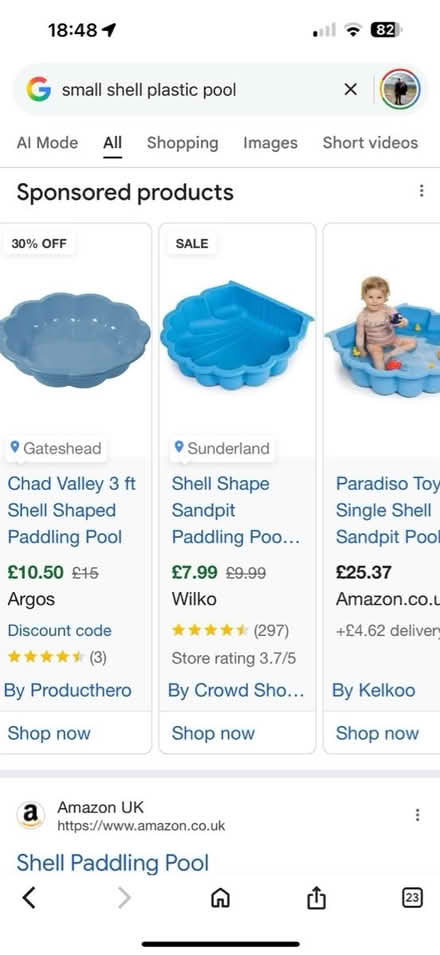 Photo of Small pool/sand pit (Felling NE10) #1